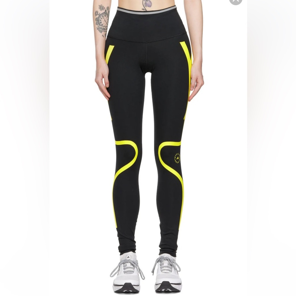 Adidas by Stella Mccartney Truepace Tights Black/ Shock Black